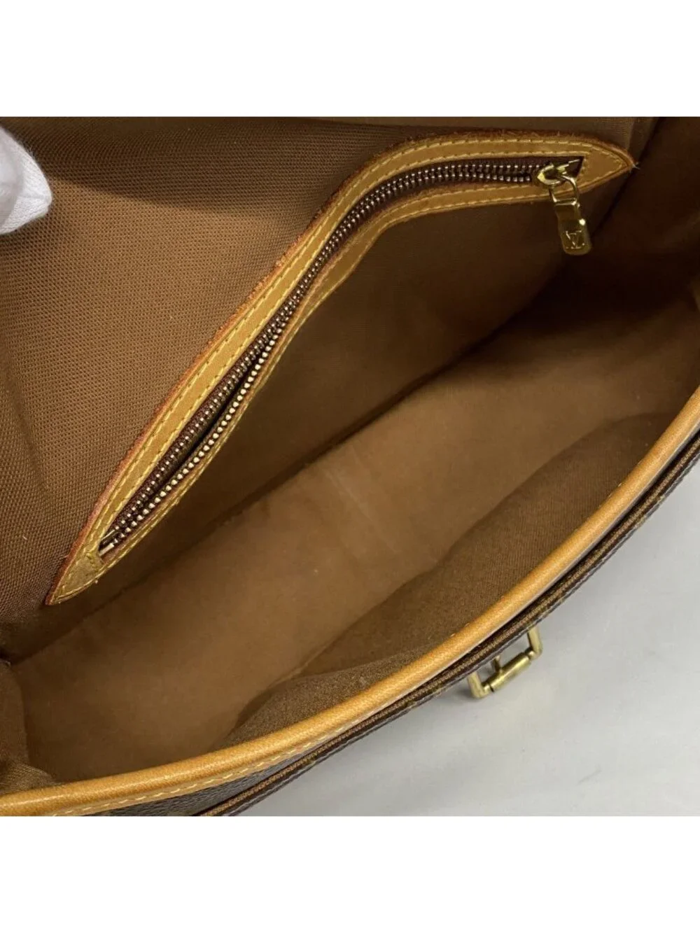 Louis Vuitton Shoulder Bag Monogram Sologne Brown